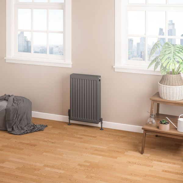 Eastbrook Type 22 600 x 400 Matt Anthracite Central Heating Radiator #2