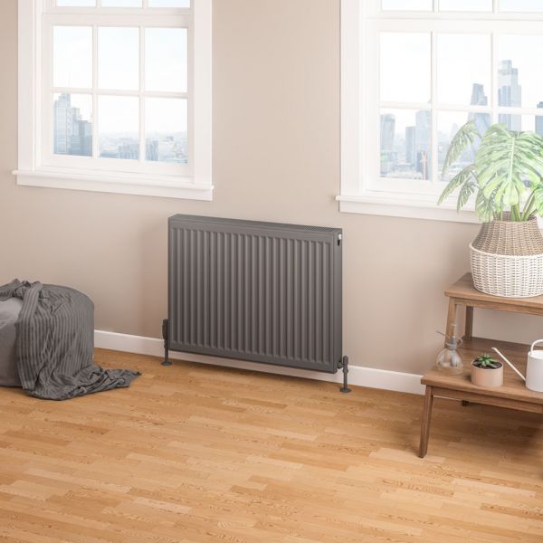 Eastbrook Type 22 600 x 800 Matt Anthracite Central Heating Radiator #2