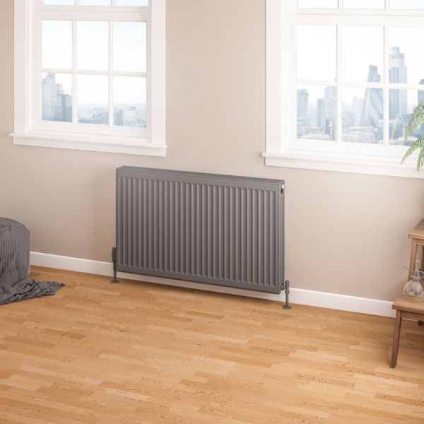 Eastbrook Type 22 600 x 1000 Matt Anthracite Central Heating Radiator #2