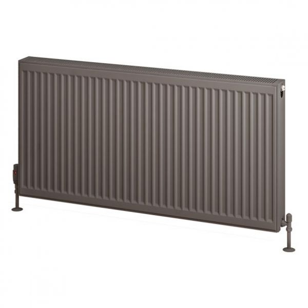 Eastbrook Type 22 600 x 1200 Matt Anthracite Central Heating Radiator