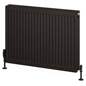 Eastbrook Type 22 600 x 800 Matt Black Central Heating Radiator