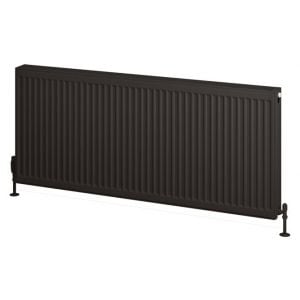 Eastbrook Type 22 600 x 1400 Matt Black Central Heating Radiator