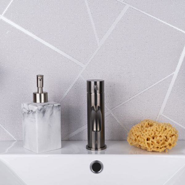 JTP VOS Brushed Black Basin Mixer Tap #4