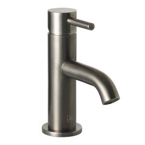 JTP VOS Brushed Black Mini Basin Mixer Tap