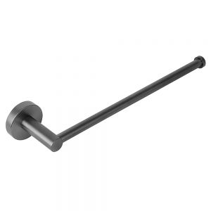 JTP VOS Brushed Black Towel Holder 300mm