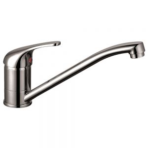 Clearwater Creta Single Lever Brushed Nickel Monobloc Kitchen Sink Mixer Tap