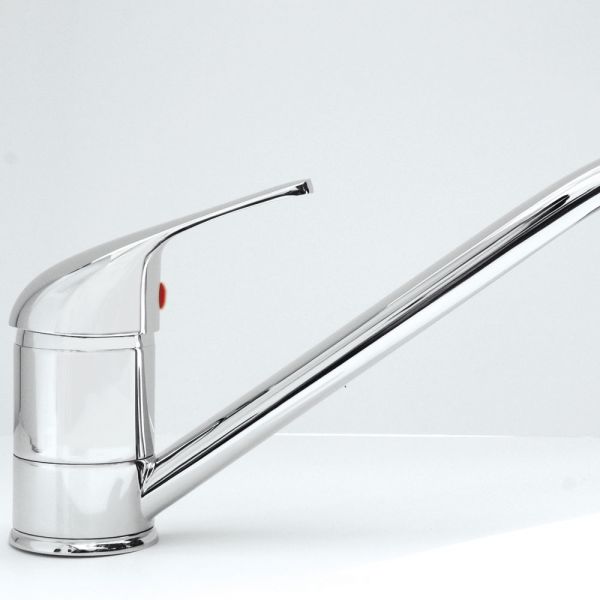 Clearwater Creta Breeam Single Lever Chrome Monobloc Kitchen Sink Mixer Tap #2