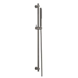 JTP VOS Brushed Black Slide Rail Shower Kit with Handset and Hose