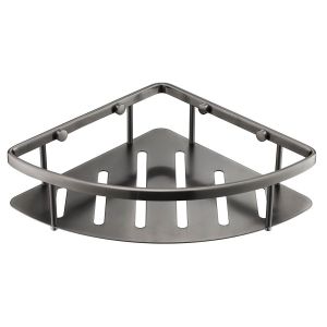 JTP VOS Brushed Black Corner Basket