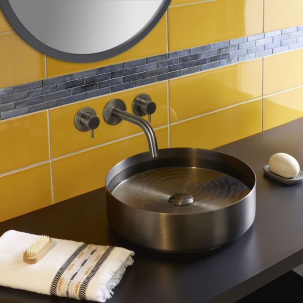 JTP VOS Brushed Black Wall Mounted Spout 200mm #4
