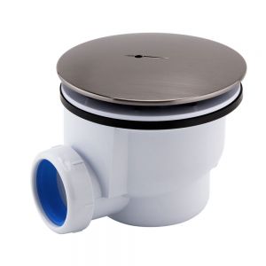 JTP VOS Brushed Black Shower Waste