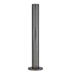 JTP VOS Brushed Black Pull Out Round Microphone Hand Shower