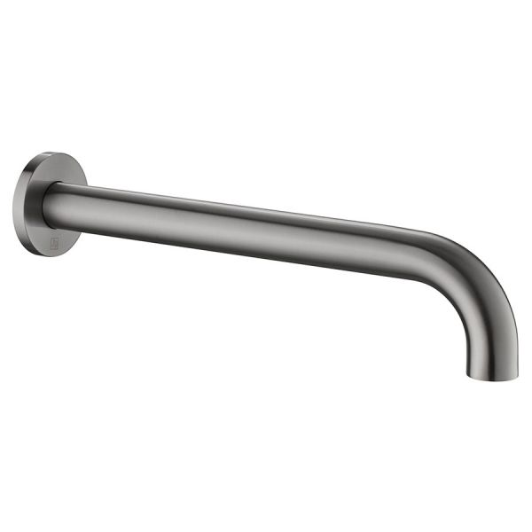 JTP VOS Brushed Black 350mm Wall Mounted Shower Head