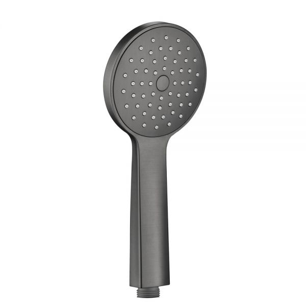 JTP VOS Brushed Black Round Shower Handset