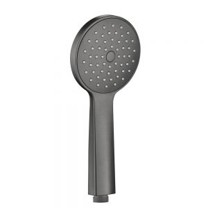 JTP VOS Brushed Black Round Shower Handset