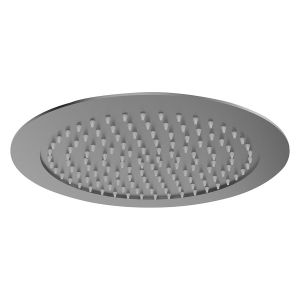 JTP VOS Brushed Black 300mm Round Ceiling Recessed Shower Head