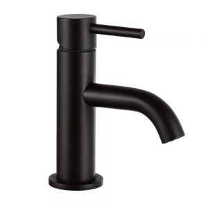 JTP VOS Matt Black Mini Basin Mixer Tap