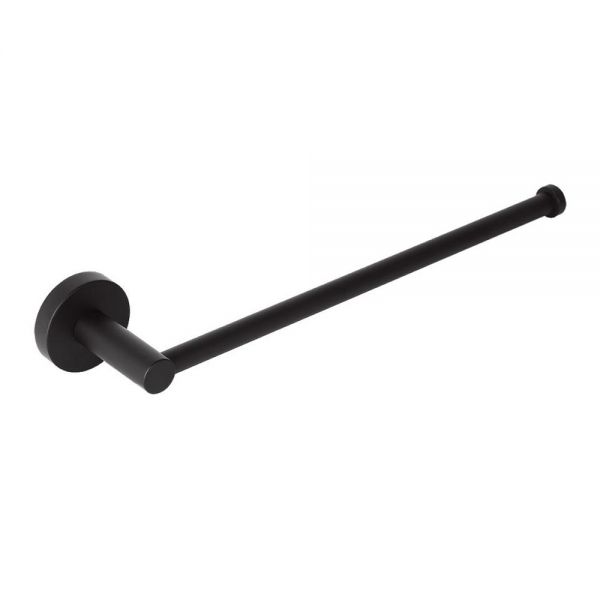 JTP VOS Matt Black Towel Holder 300mm