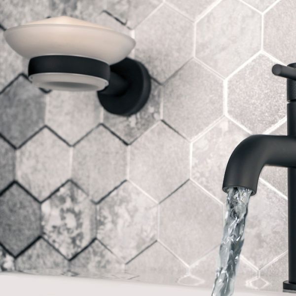 JTP VOS Matt Black Wall Mounted Soap Dish #4