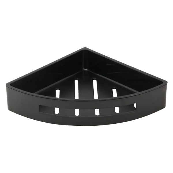 JTP VOS Matt Black Corner Basket with Black Insert