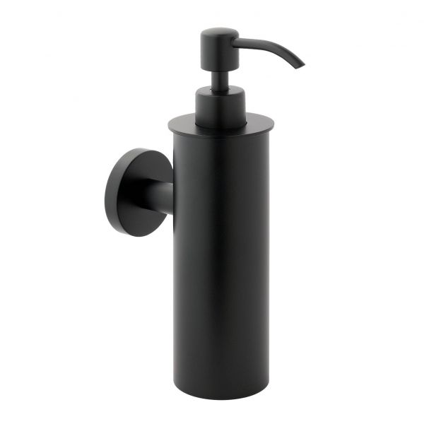 JTP VOS Hospitality Matt Black Wall Mounted Soap Dispenser
