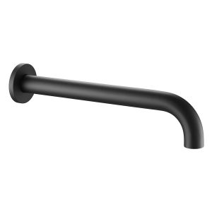JTP VOS Matt Black 350mm Wall Mounted Shower Head