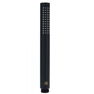 JTP VOS Matt Black Round Microphone Hand Shower