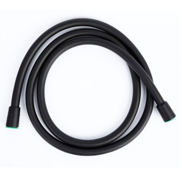 JTP VOS Matt Black Plastic Shower Hose 1500mm
