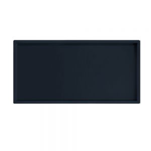 JTP VOS Matt Black Shower Niche 600 x 300mm