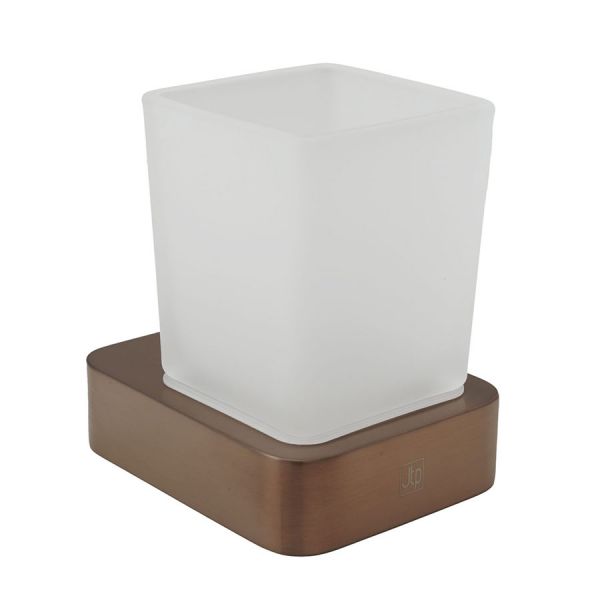 JTP HIX Brushed Bronze Wall Mounted Tumbler Holder