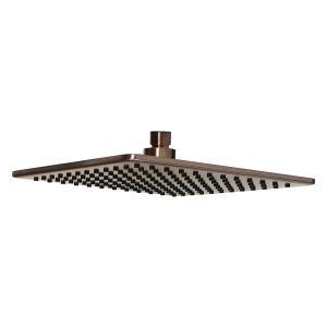 JTP HIX Brushed Bronze 250mm Square Shower Head