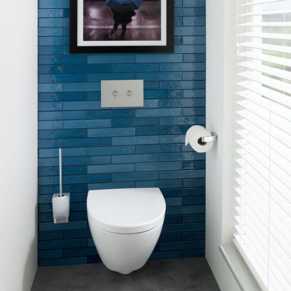 JTP HIX Chrome Wall Mounted Toilet Roll Holder #3