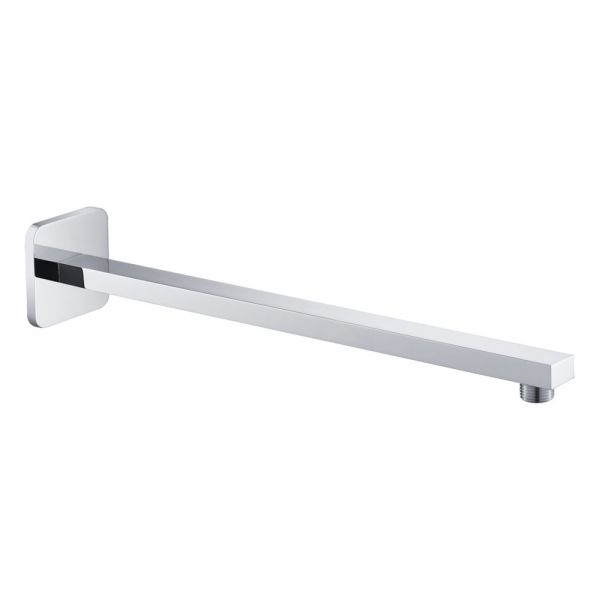 JTP HIX Chrome 380mm Square Wall Mounted Shower Arm