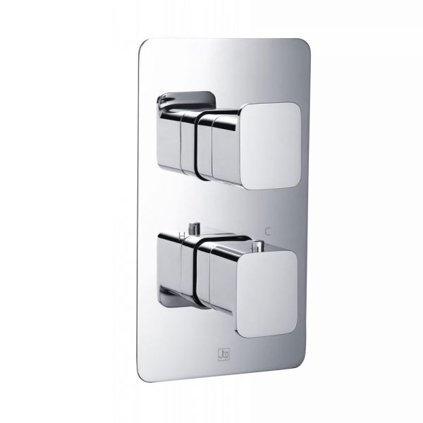 JTP HIX Chrome Single Outlet Thermostatic Shower Valve
