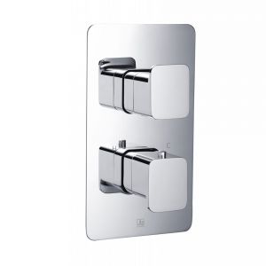 JTP HIX Chrome Single Outlet Thermostatic Shower Valve