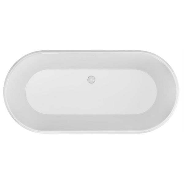 Eastbrook Henley Gloss White Double Ended Freestanding Bath 1650 x 780mm #2