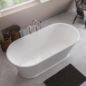 Eastbrook Henley Gloss White Double Ended Freestanding Bath 1650 x 780mm