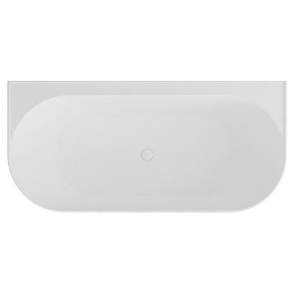 Eastbrook Brockland Matt White Double Ended Freestanding Bath 1600 x 750 #2