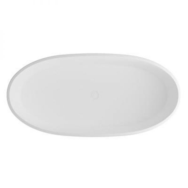 Eastbrook Wandsworth Matt White Double Ended Freestanding Bath 1500 x 725mm