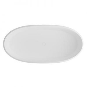 Eastbrook Wandsworth Matt White Double Ended Freestanding Bath 1500 x 725mm