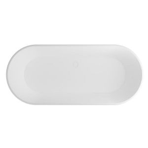 Eastbrook Charlton Matt White Double Ended Freestanding Bath 1650 x 740mm
