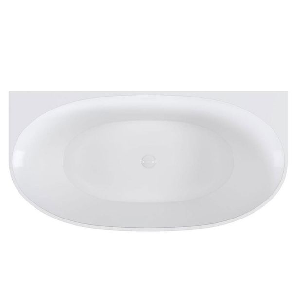 Eastbrook Harlton Freestanding Back to Wall Bath 1500 x 750 #3
