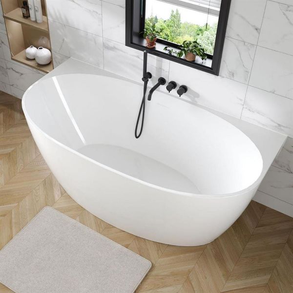 Eastbrook Harlton Freestanding Back to Wall Bath 1500 x 750 #2