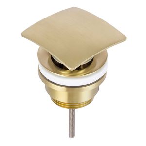 JTP HIX Brushed Brass Universal Basin Waste