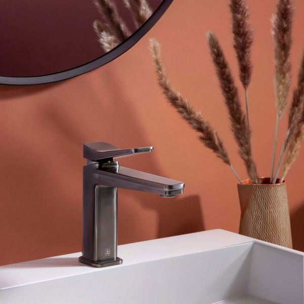 JTP HIX Brushed Black Basin Mixer Tap #3
