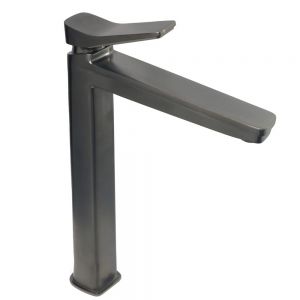 JTP HIX Brushed Black Tall Basin Mixer Tap