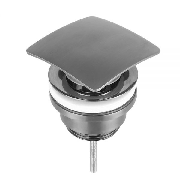 JTP HIX Brushed Black Universal Basin Waste