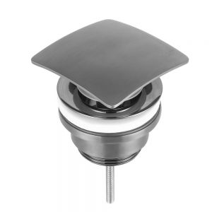 JTP HIX Brushed Black Universal Basin Waste