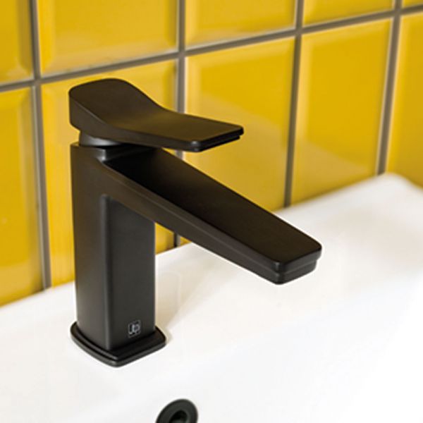 JTP HIX Matt Black Basin Mixer Tap #4