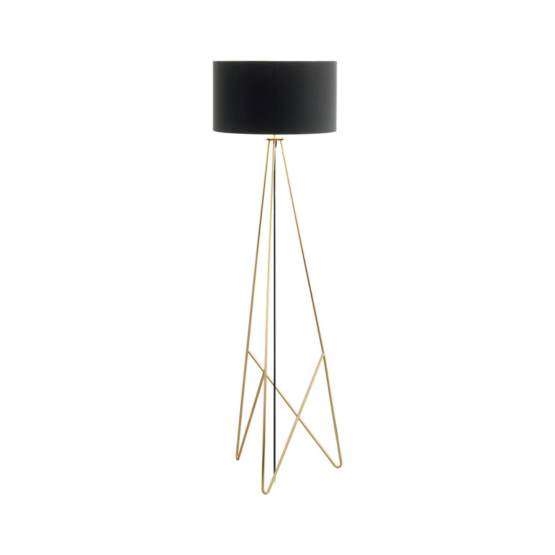 Eglo Camp Black And Gold Floor Lamp 39231 Eglo Camp Black And Gold Floor Lamp, Black Gold Floor Lamp